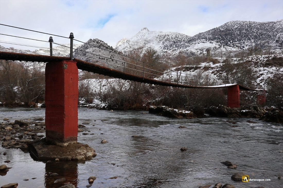 Durius Aquae: Puente colgante de Alejico