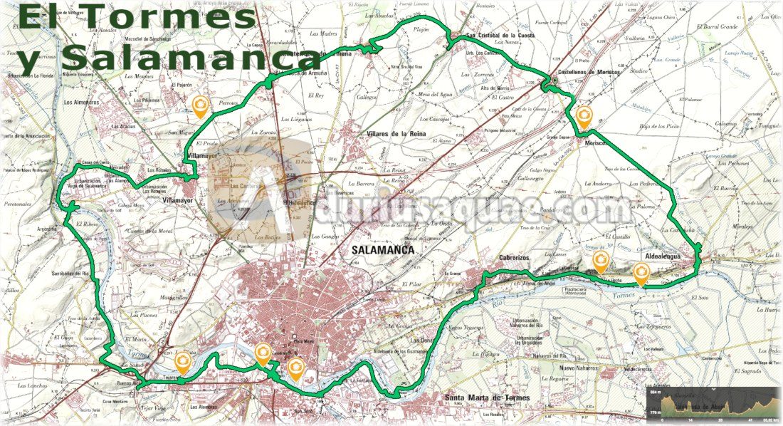 Durius Aquae: ruta Salamanca y el tormes