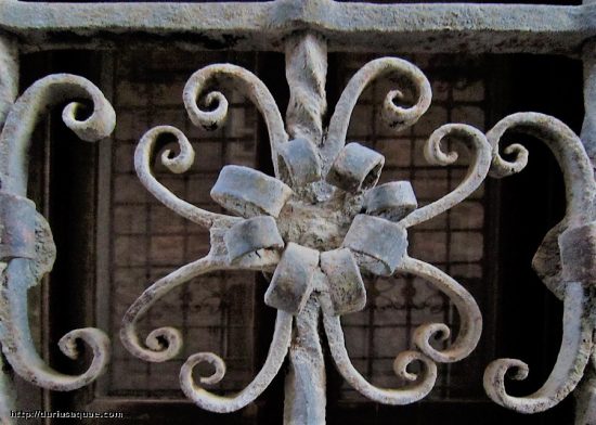 Detalle de una reja en Albarracín