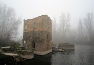 Río Duero. Aceñas de la Moraleja. Tordesillas. Valladolid