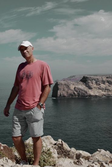 Durius Aquae: Javier en el cabo de San Vicente