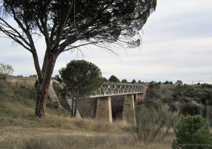 Puente ferrocarril Medina-Segovia en Coca