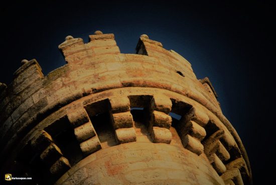 Garitón de la torre del castillo de Fuensaldaña