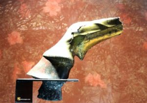 Pata de bronce en Clunia