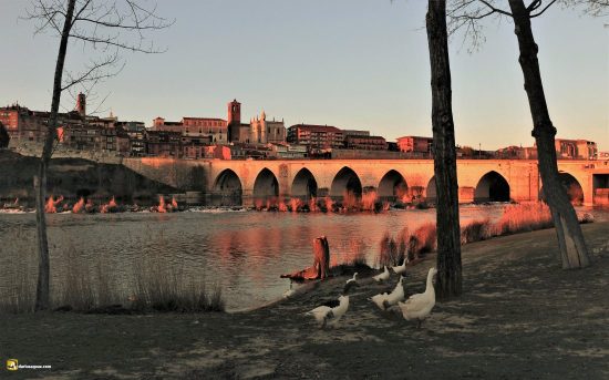 Atardecer en Tordesillas