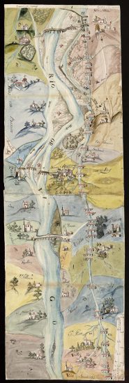 Plano antiguo de la Presa Cerrajera