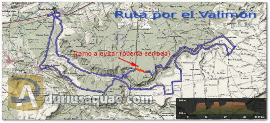 Ruta en bici por el arroyo Valimón, Valladolid