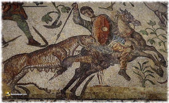 La Olmeda, Palencia. Mosaico