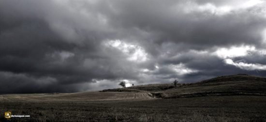 Paisaje de los Montes Torozos junto al Bajoz