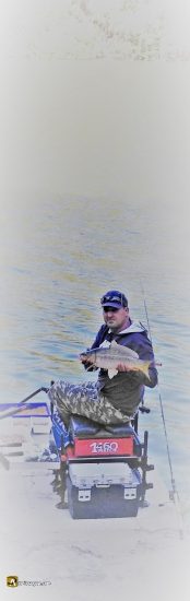 Pesca de percasol en el río Pisuerga