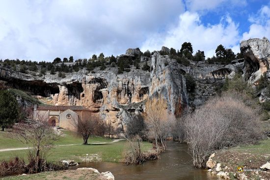 Cañón de río Lobos, ermita de San Bartolomé