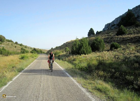 mañana de bicicleta por el Riaza
