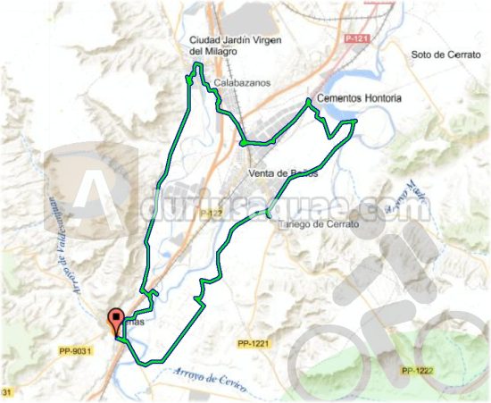Ruta encuentro Pisuerga y Carrión