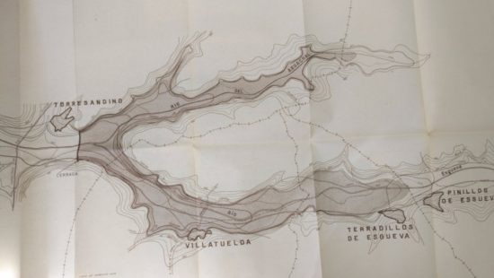 Embalse de Torresandino sobre el Esgueva