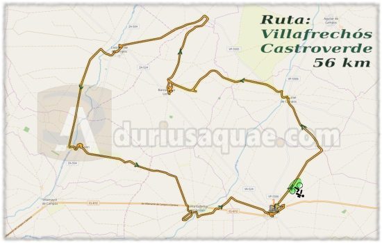 Mapa ruta en bici
