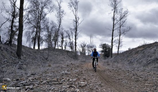 En bicicleta por el río Trabancos