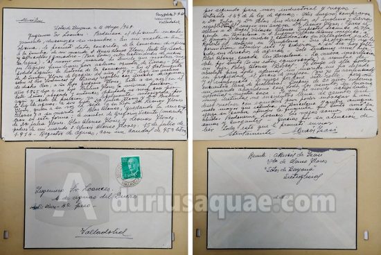 Carta de Ángela Bescos a la confederación