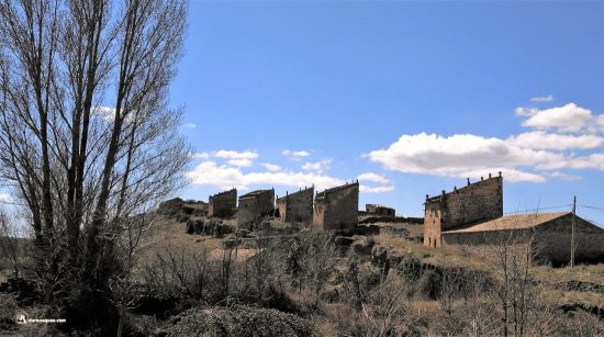 Vistas de los palomares del Cura en Yelo
