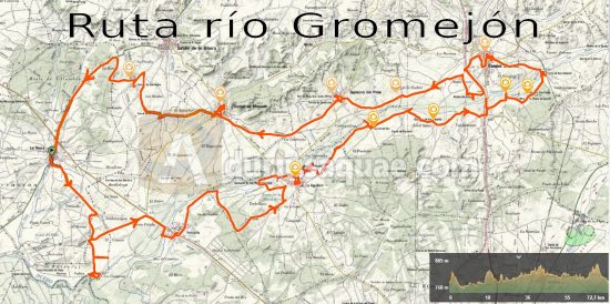 Ruta en bicicleta por el Gromejón