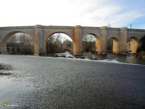 Puente de San Martín de Rubiales sobre el Duero