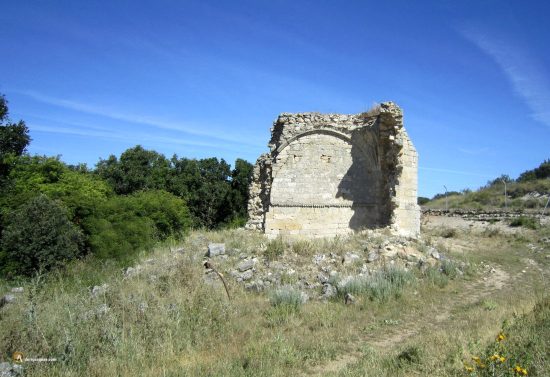 Restos del convento de la Quinta en Valbuena de Pisuerga