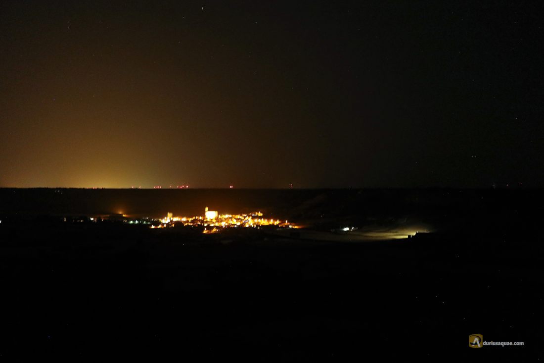 Imagen nocturna de Cevico de la torre