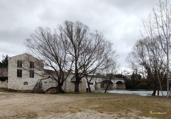 Puente sobre el Duero y Molino en Tudela de Duero, Valladolid