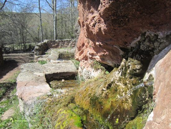 Manatial y lavaderos en cuevas de Ayllón, Soria