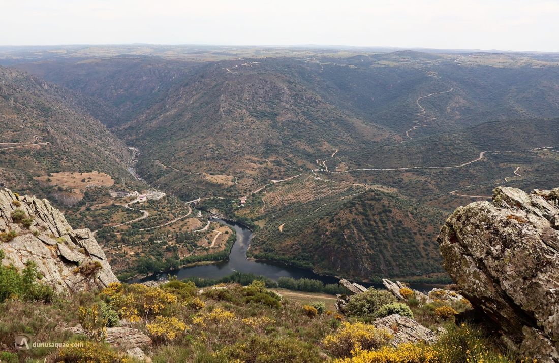 Vistas de la desembocadura del Huebra, en Salamanca