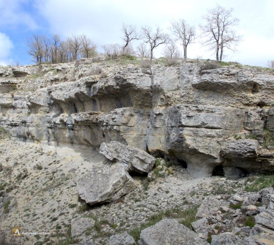 Cantil del páramo de La Lora de Valdivia. Palencia