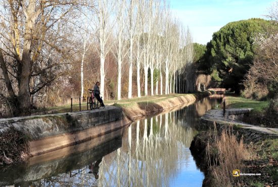 El Canal del Duero sobre el acueducto del Rebojo