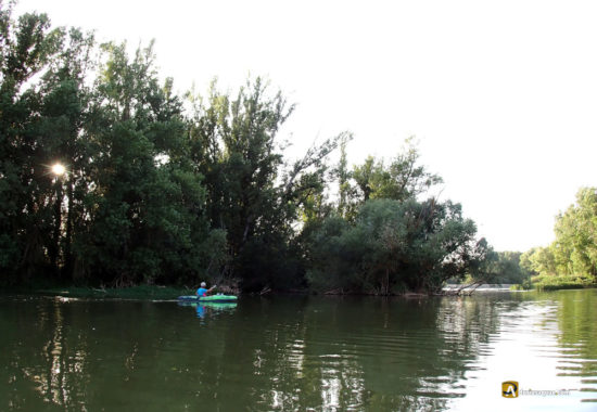 kayak en el Duero