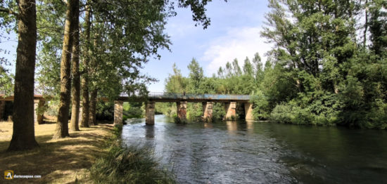 Río Pisuerga en Nogales de Pisuerga - Palencia